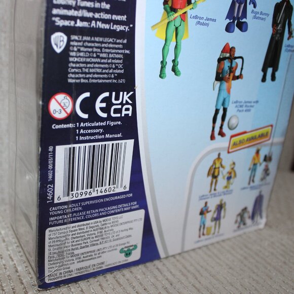 3/$55❤️sealed Space Jam 2 A New Legacy LEBRON JAMES ROBIN figure Moose Toys 2021 - Picture 7 of 8